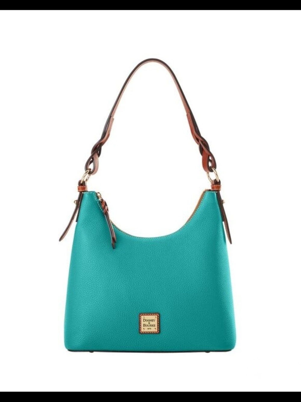 NWT! Dooney & Bourke Pebble Grain Bryce Hobo Shoulder Bag in Spearmint
